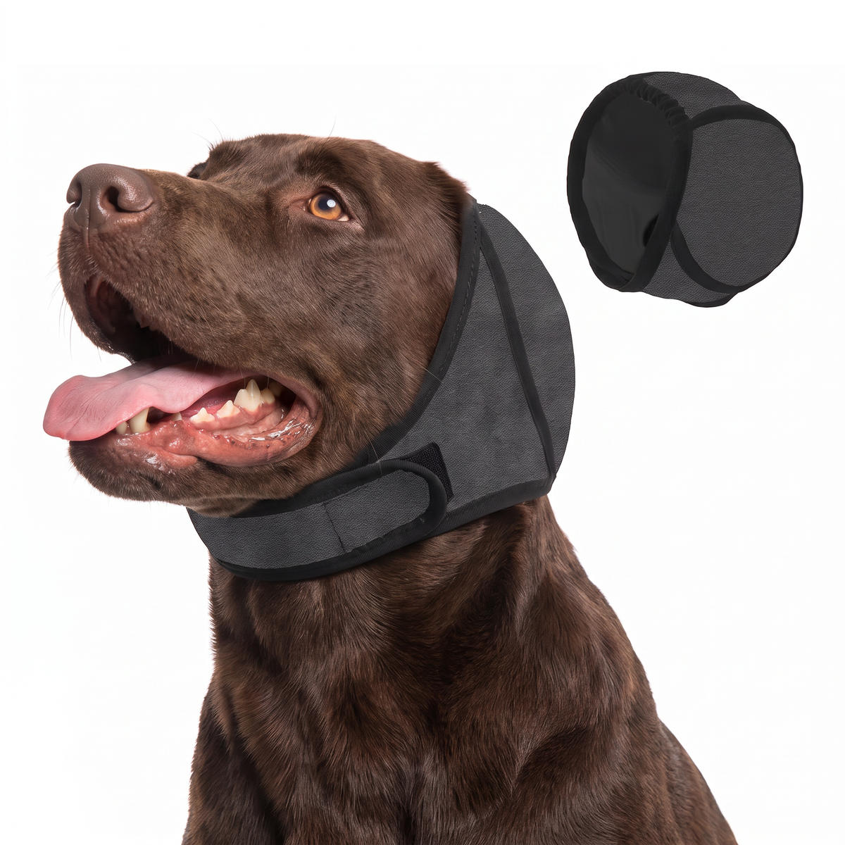 Protector auditivo antiestrés para perros